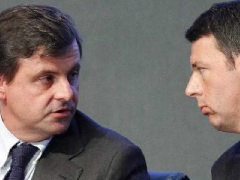 Carlo Calenda e Matteo Renzi (foto LaPresse)