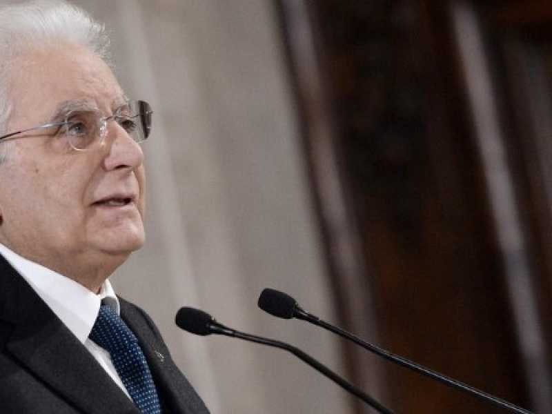 Sergio Mattarella (foto LaPresse)