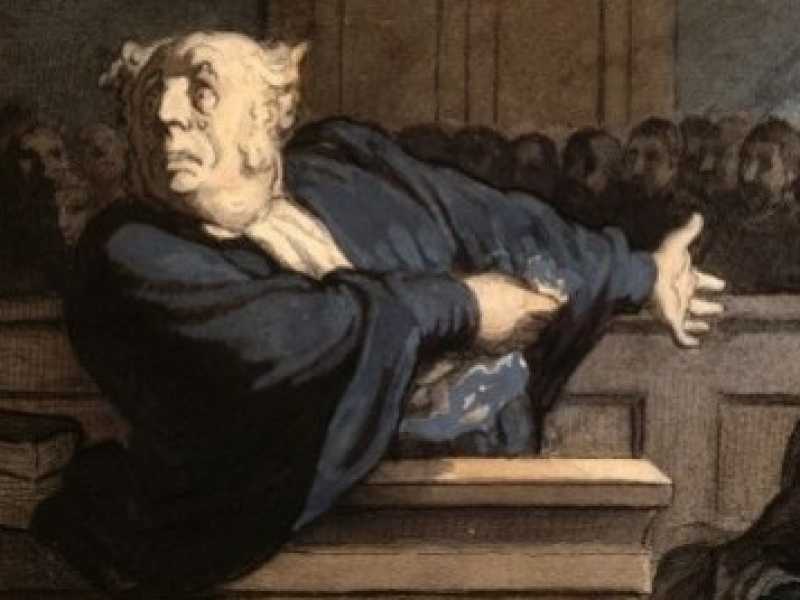 Le D&eacute;fenseur, Honor&eacute; Daumier