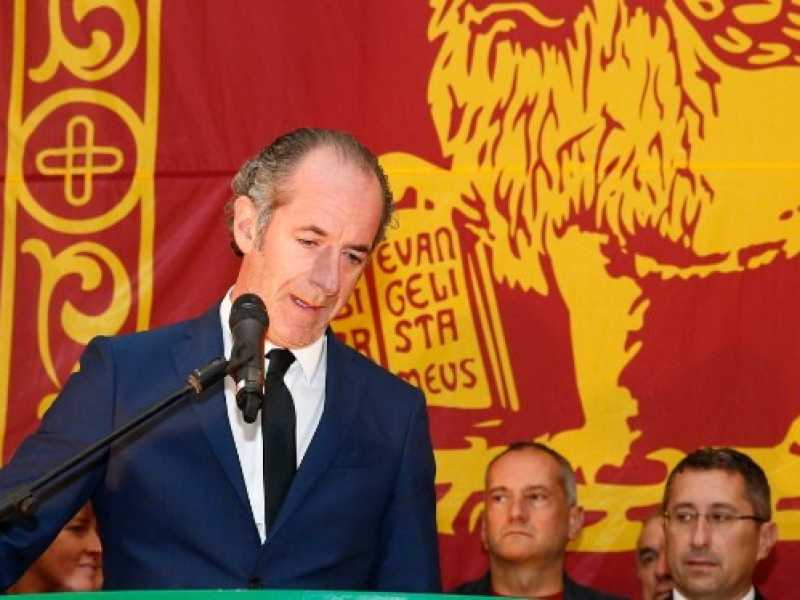 Luca Zaia, governatore del Veneto (foto LaPresse)