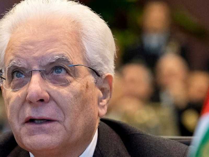 Sergio Mattarella (foto LaPresse)