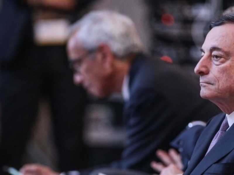 Mario Draghi (foto LaPresse) 