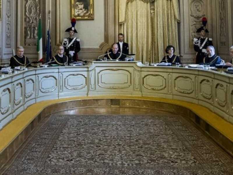 Un'udienza pubblica della Corte Costituzionale (foto LaPresse)