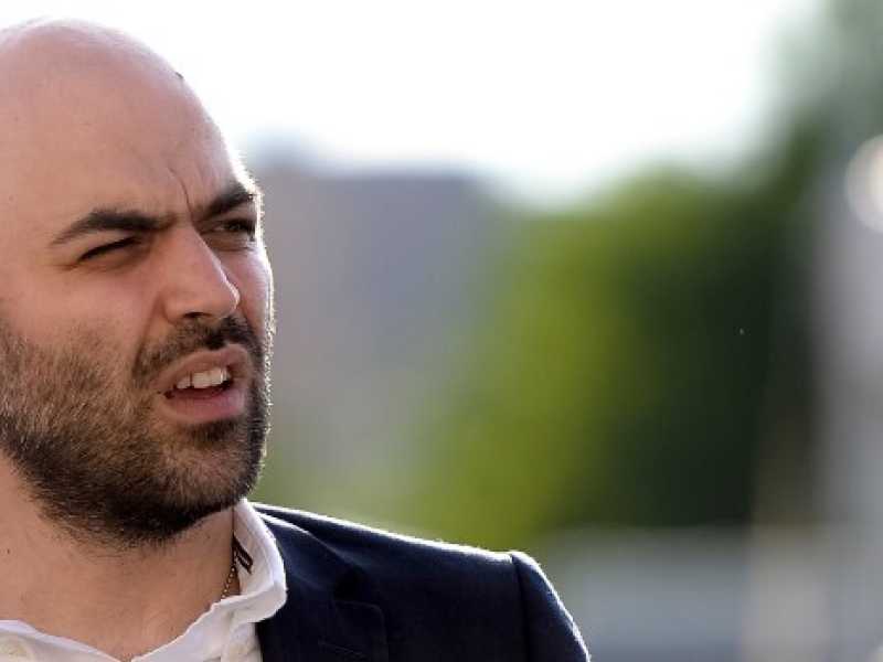 Roberto Saviano al Salone Internazionale del Libro di Torino (foto LaPresse)
