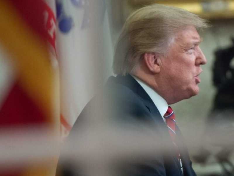 Il discorso di Trump sul muro con il Messico (foto LaPresse)