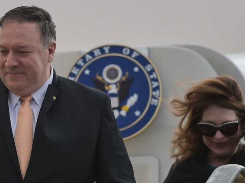 Il segretario di stato americano, Mike Pompeo (foto LaPresse)