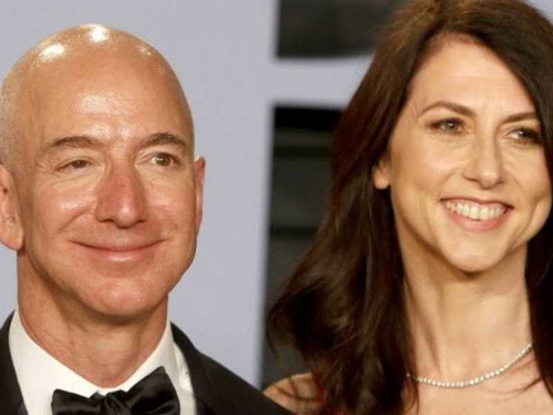 MacKenzie Tuttle e Jeff Bezos