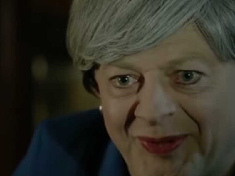 Il video satirico dell'attore Andy Serkis: &lsquo;Rivelazione: riprese dall&rsquo;interno di Downing Street numero dieci!&rsquo; (Immagini prese da Youtube)