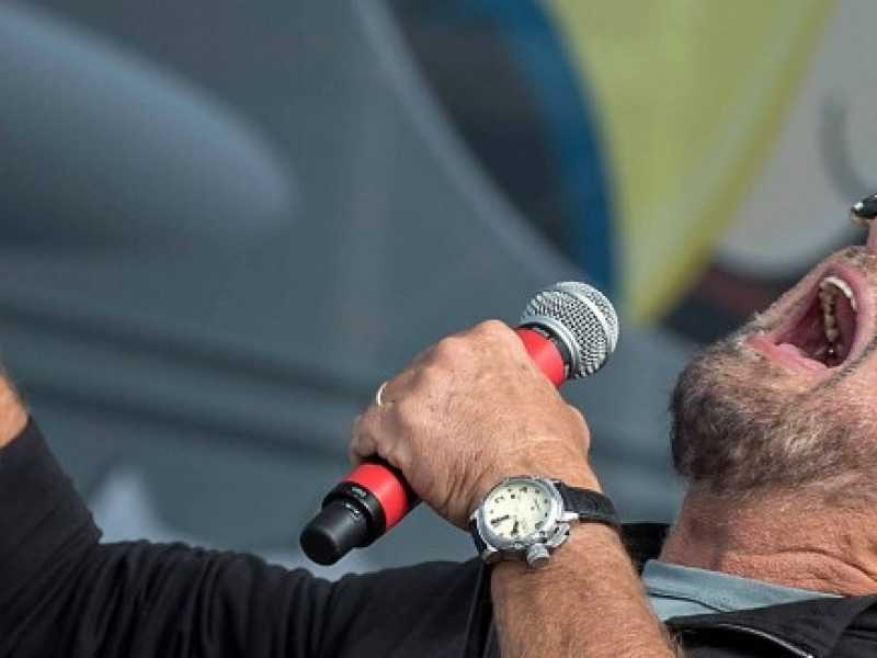 Beppe Grillo a Rimini per Italia 5 Stelle 2017 (foto LaPresse)