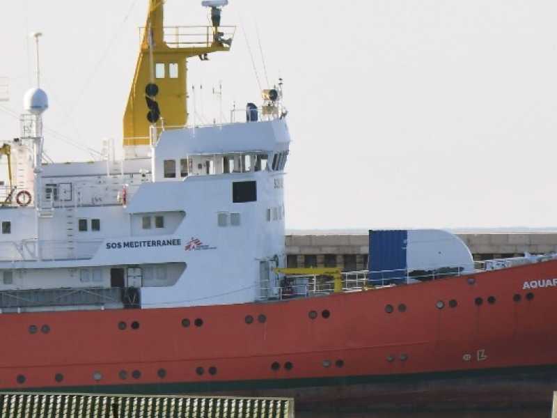 La nave Aquarius (foto LaPresse)
