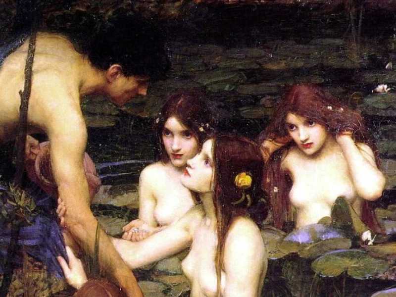 &ldquo;Ila e le Ninfe&rdquo; di John William Waterhouse