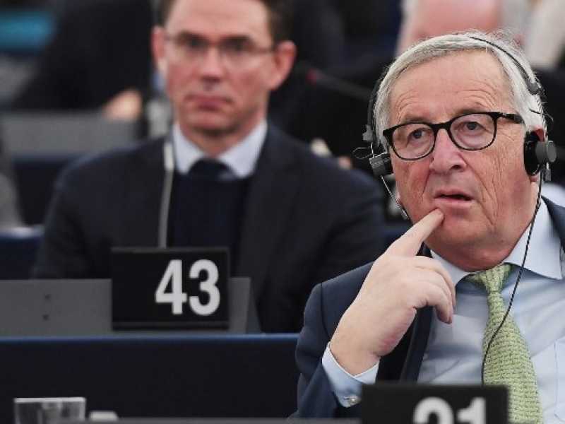 Jean-Claude Juncker ieri ha criticato l'austerity dell'Ue (foto LaPresse)