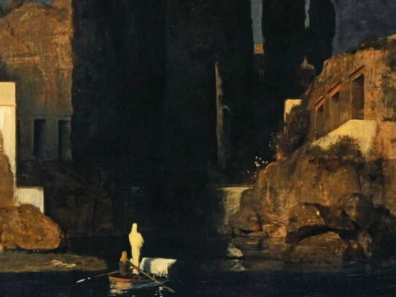 "L'isola dei morti", di Arnold B&ouml;cklin (1880-1886)