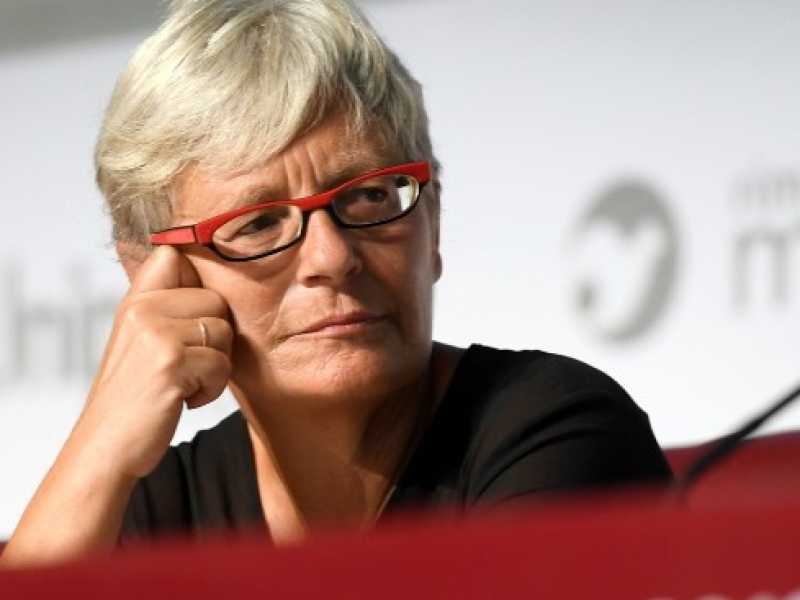 La segretaria nazionale della Cisl Annamaria Furlan al Rimini Meeting 2018 (foto LaPresse)