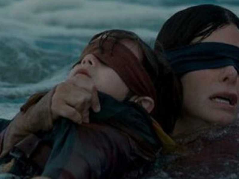 Una scena della serie Netflix "BirdBox"