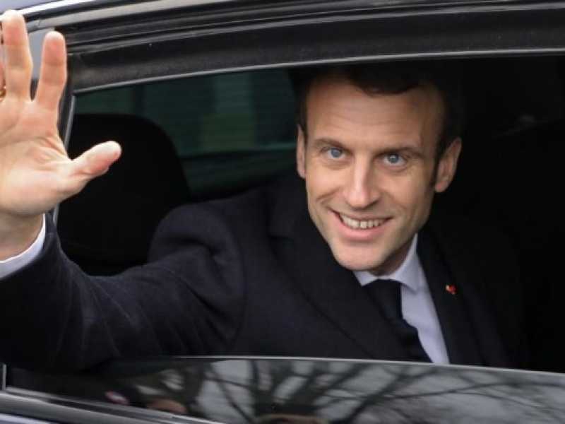 Emmanuel Macron (foto LaPresse)