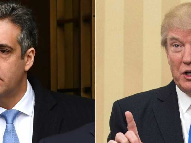 Donald Trump e Michael Cohen (Foto LaPresse)