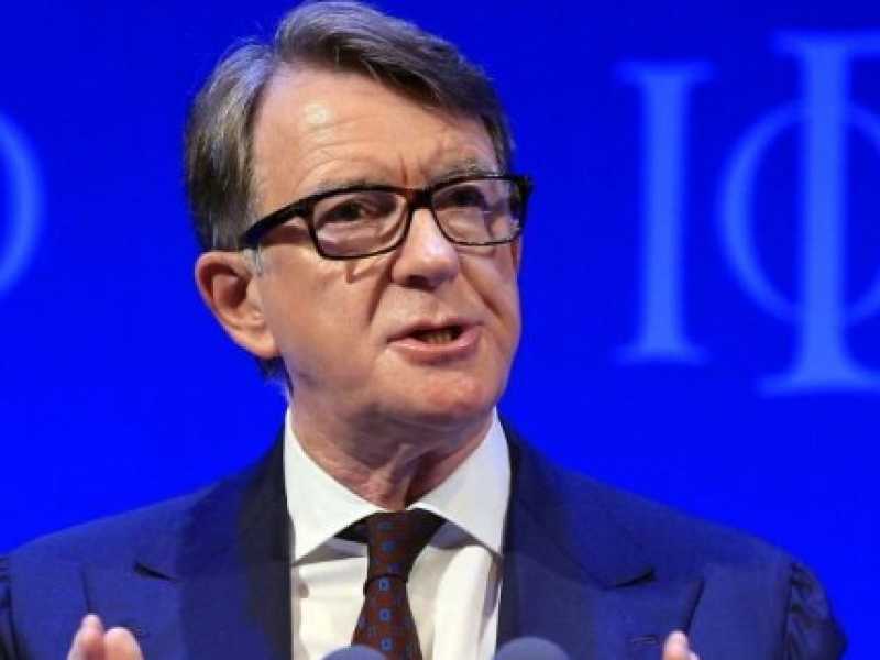 Peter Mandelson (foto LaPresse)