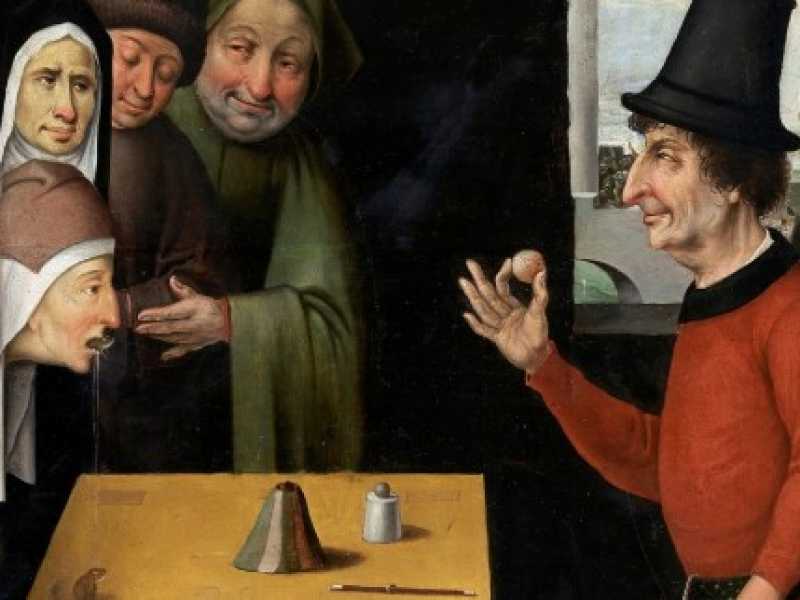 Hieronymus Bosch. The Conjurer - Il Prestigiatore