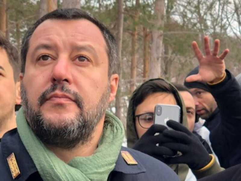 Il ministro dell'Interno, Matteo Salvini (Foto LaPresse)