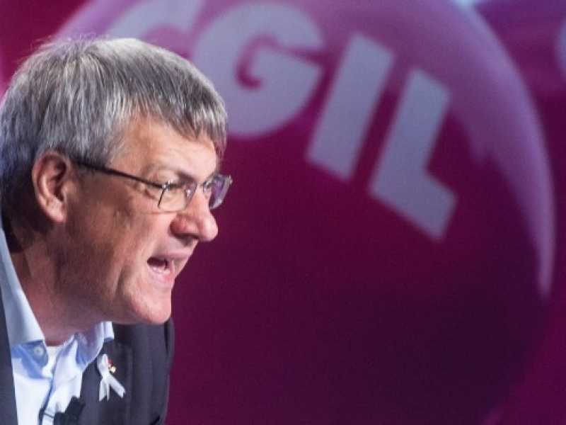 Maurizio Landini (foto Imagoeconomica)