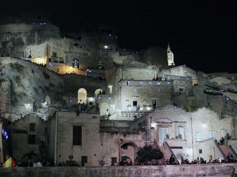 Un'immagine di Matera, capitale europea della cultura del 2019 (Foto LaPresse)