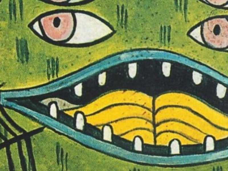 Particolare della copertina di "Il colombre"