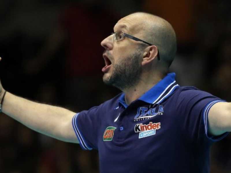mauro Berruto durante Italia vs Brasile - Pallavolo maschile World League (foto LaPresse)