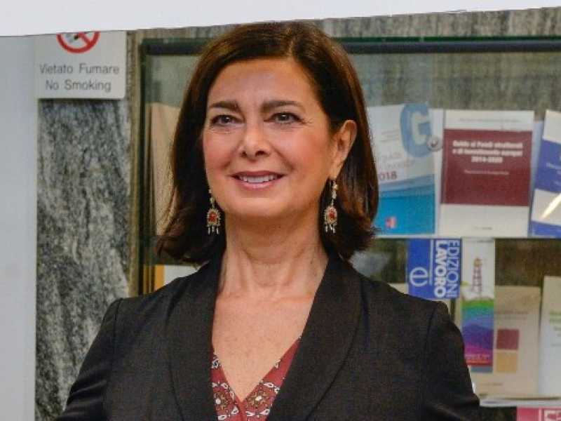 L'ex presidente della Camera e deputata di Leu, Laura Boldrini (Foto Imagoeconomica)