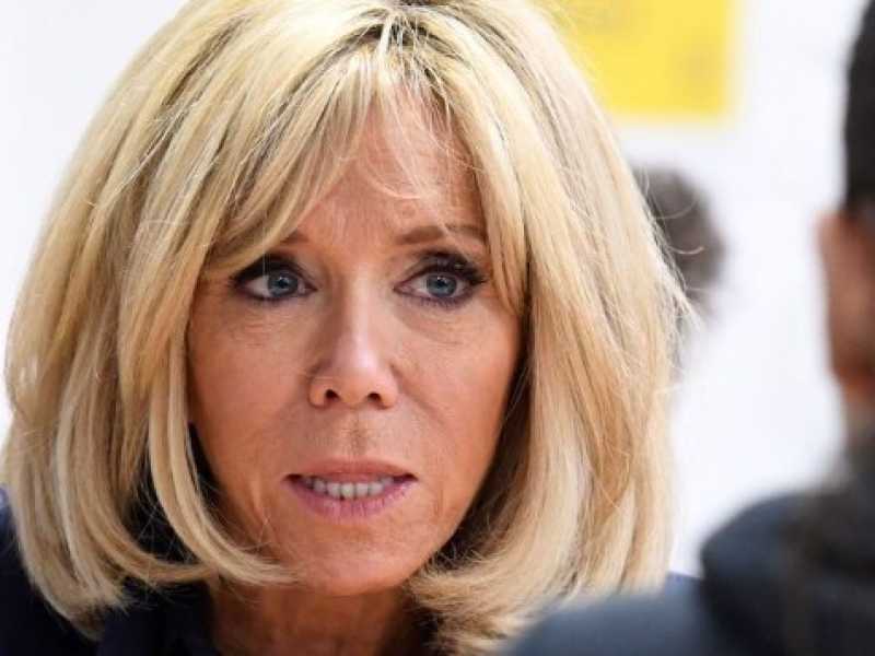 Brigitte Macron (foto LaPresse)