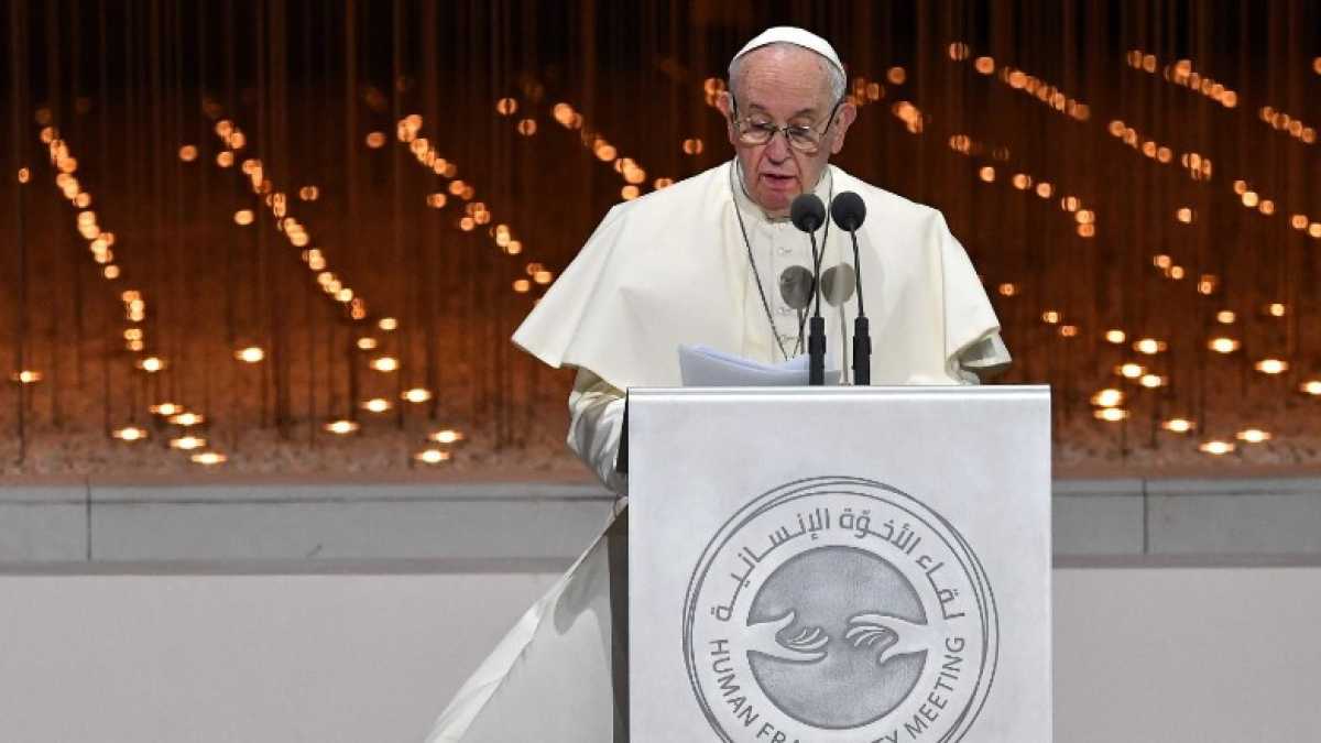 Immagine di Un Papa fin troppo prudente ad Abu Dhabi