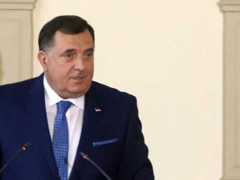 Il presidente della Republika Srpska Milorad Dodik (Foto LaPresse) 
