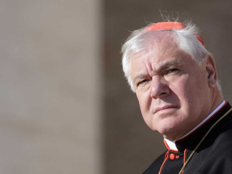 Il cardinale Gerhard Ludwig M&uuml;ller (foto LaPresse)