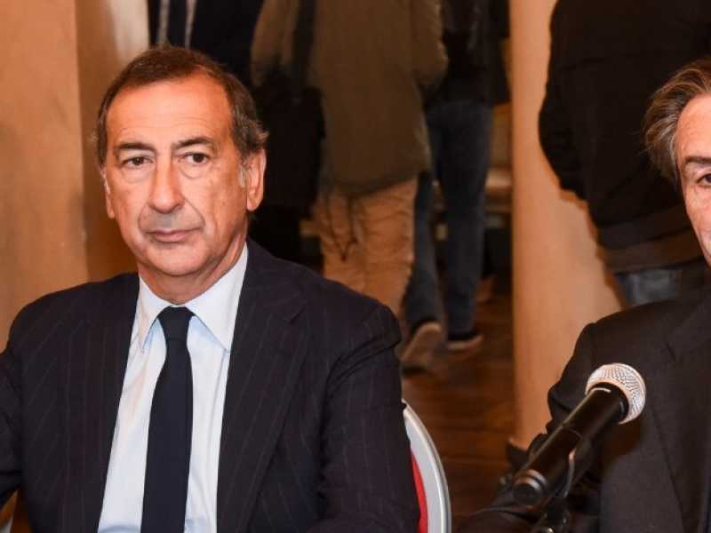 Beppe Sala e Attilio Fontana (foto LaPresse)