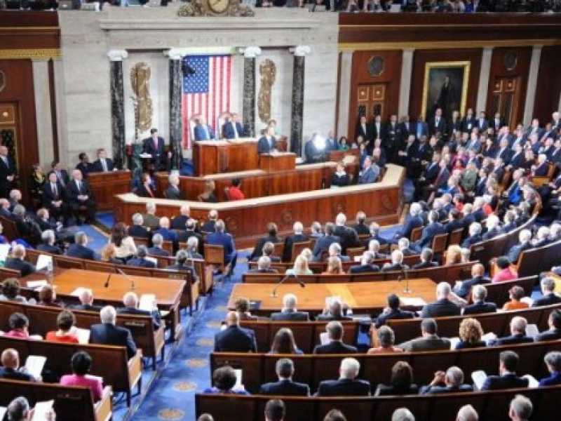  Sessione del Congresso degli Stati Uniti a Capitol Hill, Washington D.C ( Foto LaPresse)
