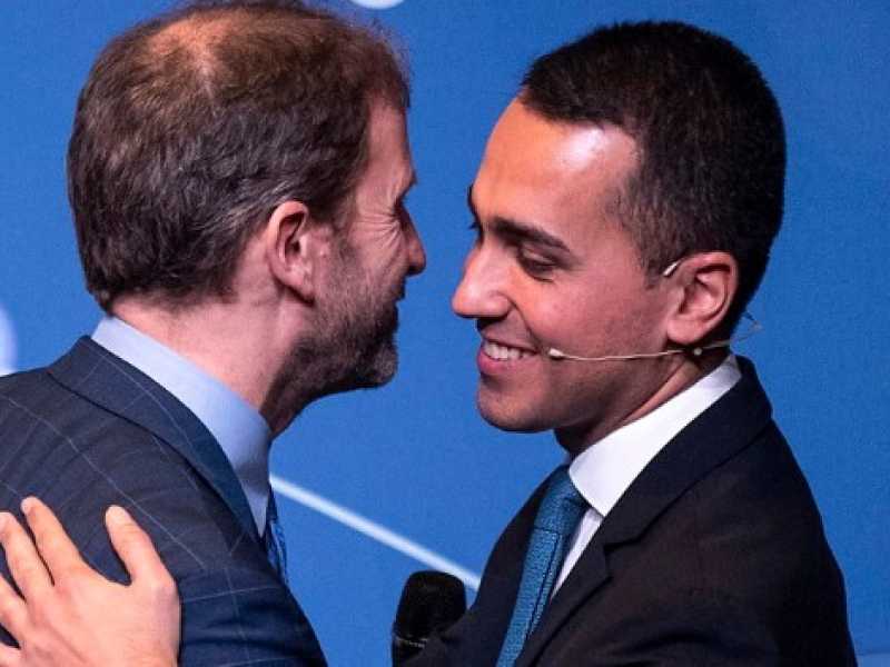 Davide Casaleggio e Luigi Di Maio (foto LaPresse)