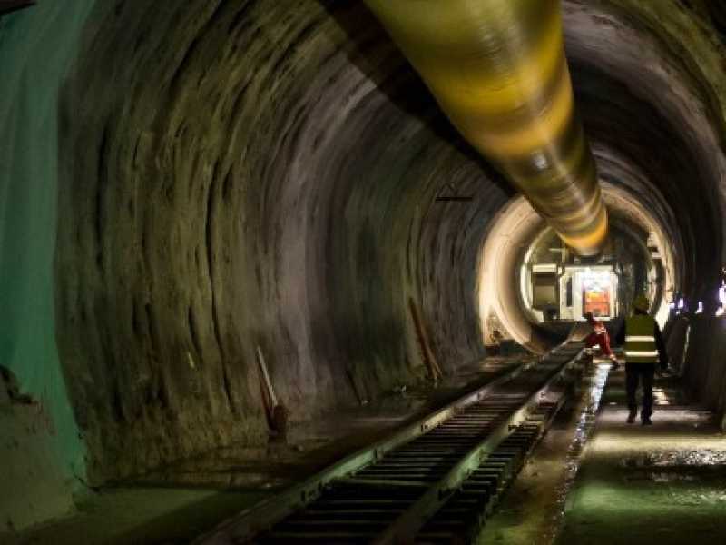 Il cantiere della Tav di Chiomonte (foto LaPresse)