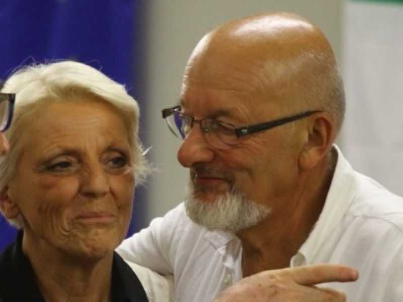 Laura Bovoli e Tiziano Renzi alla Festa dell'Unit&agrave; (foto LaPresse)