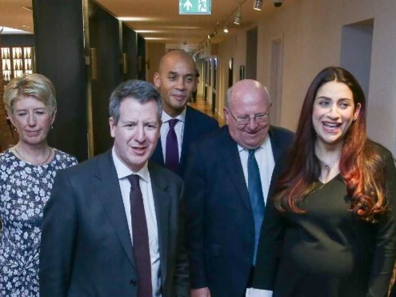 I sette laburisti che hanno fondato il Gruppo indipendente (Foto LaPresse)