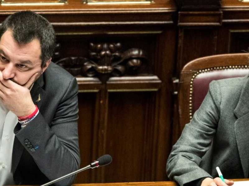 Giulia Bongiorno e Matteo Salvini (foto LaPresse)
