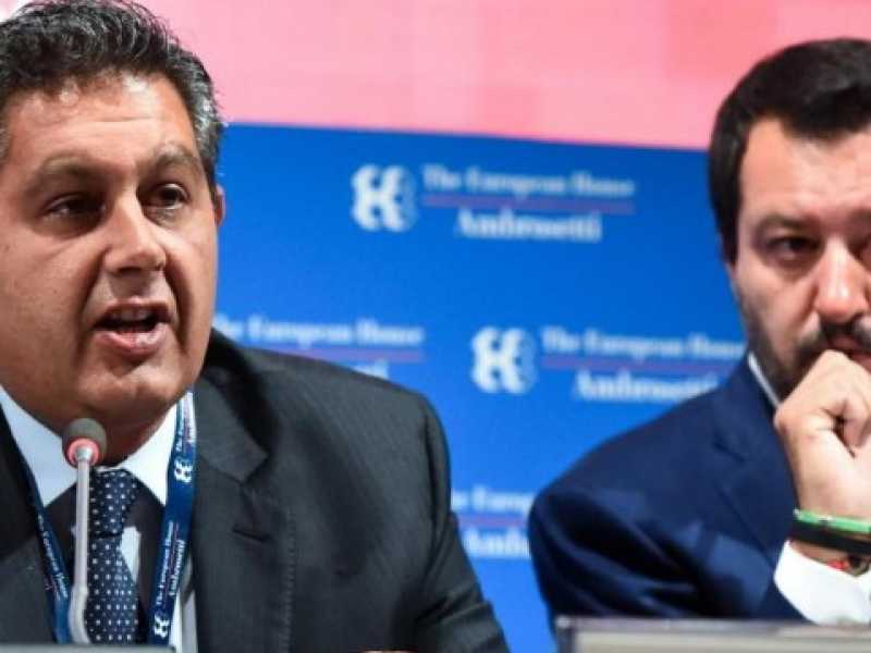 Giovanni Toti e Matteo Salvini (foto LaPresse)