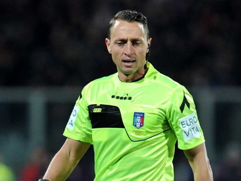 Rosario Abisso, arbitro di Fiorentina-Inter (LaPresse)