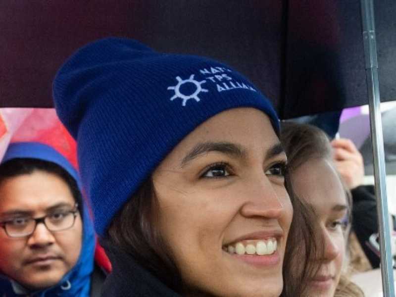 La deputata democratica al Congresso, Alexandria Ocasio Cortez (Foto LaPresse)
