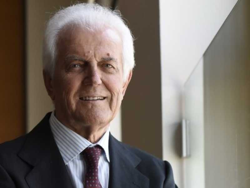 L'imprenditore Gilberto Benetton, morto a 77 anni, &egrave; stato l'artefice una diversificazione che sembrava azzardata e improbabile(Foto Imagoeconomica)