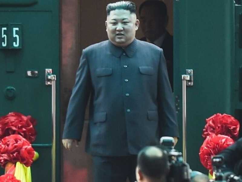 Kim Jong-un arriva a Dong Dang, in Vietnam, per il summit con Trump. Foto LaPresse