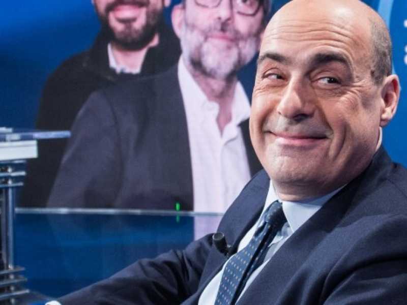 Il candidato alla segreteria del Pd, Nicola Zingaretti (Foto LaPresse)