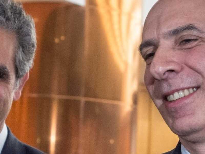 Marcello Foa e Fabrizio Salini, presidente e l'amministratore delegato della Rai (Foto LaPresse)