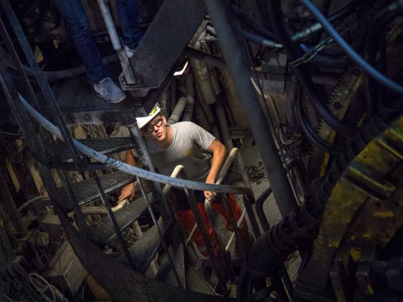 Tav, il cantiere di Saint-Martin-La-Porte della Torino-Lione (foto LaPresse)