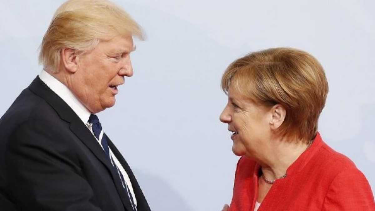 Immagine di Trump avverte Merkel su Huawei