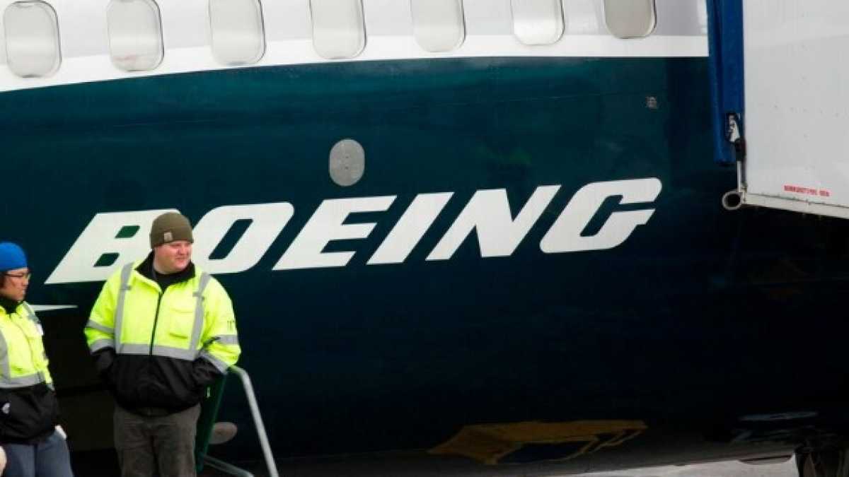 Immagine di Boeing giù per terra